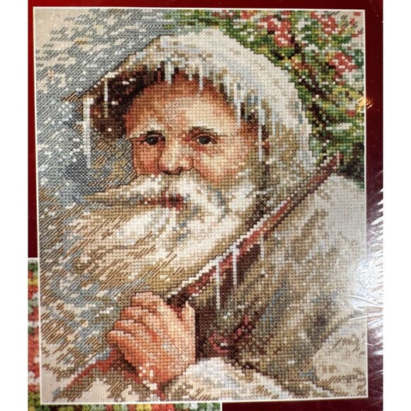 SEALED Designs for The Needle Grandfather Frost Cross Stitch Kit 319841 & Orname - Picture 2 of 4